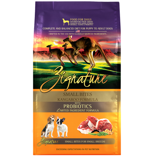 Photo of Zignature-Zignature Small Bites Limited Ingredient Dry Dog Food-Kangaroo-4 lb-from Pet Wish Pros