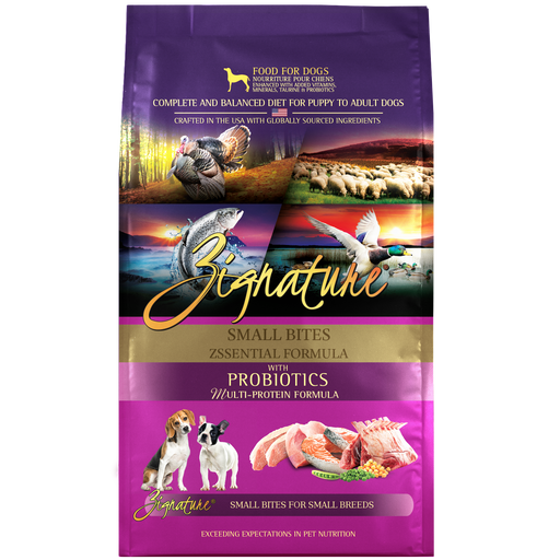 Photo of Zignature-Zignature Small Bites Limited Ingredient Dry Dog Food-Zssential-4 lb-from Pet Wish Pros