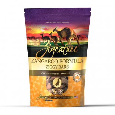 Photo of Zignature-Zignature Ziggy Bars Limited Ingredient Dog Treat-Kangaroo-12 oz-from Pet Wish Pros