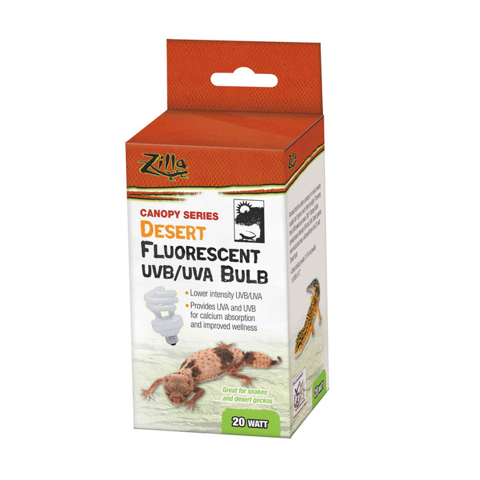 Photo of Zilla-Zilla Canopy Series Fluorescent UVB/UVA Bulb-20 W-Desert-from Pet Wish Pros