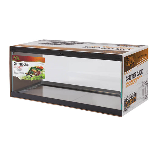 Photo of Zilla-Zilla Critter Cage Aquatic Enclosure-20 Gallon Long-Black-from Pet Wish Pros