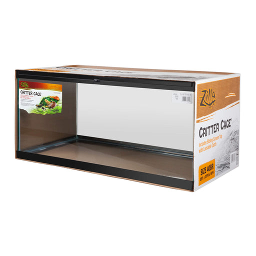 Photo of Zilla-Zilla Critter Cage Aquatic Enclosure-40 Gallon Breeder-Black-from Pet Wish Pros
