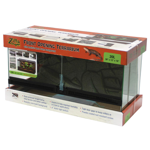 Photo of Zilla-Zilla Front Opening Terrarium-30 x 12 x 16 in-from Pet Wish Pros