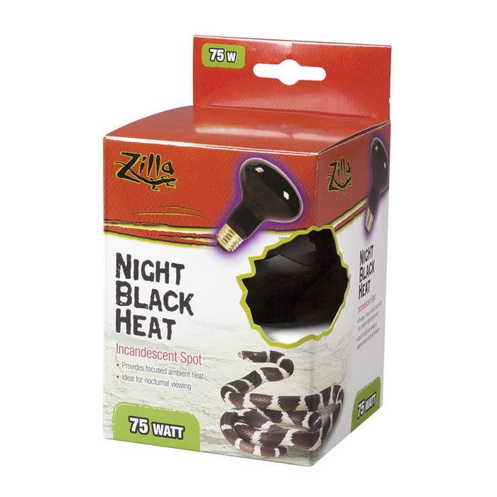 Photo of Zilla-Zilla Incandescent Spot Bulb-75 W-Night Black Color-from Pet Wish Pros