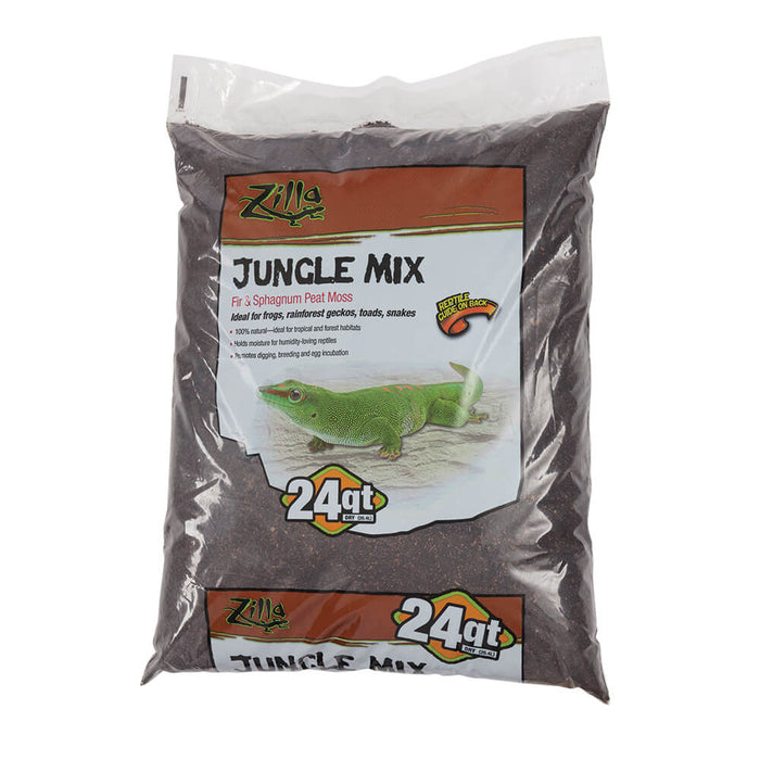 Photo of Zilla-Zilla Moss & Dirt Jungle Mix Bedding-24 qt-from Pet Wish Pros