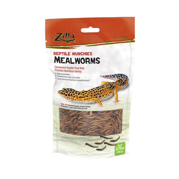 Photo of Zilla-Zilla Reptile Munchies-3.75 oz-Mealworms-from Pet Wish Pros
