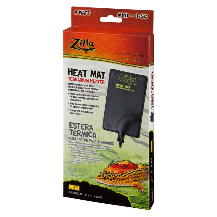 Photo of Zilla-Zilla Terrarium Heater Heat Mat for Reptile and Amphibian-4 W Mini-Night Black-from Pet Wish Pros