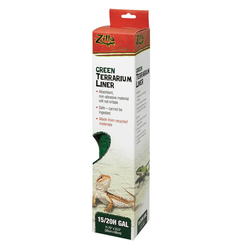 Photo of Zilla-Zilla Terrarium Liner-11.75 in x 23.5 in-Green-from Pet Wish Pros