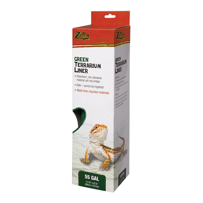 Photo of Zilla-Zilla Terrarium Liner-11.75 in x 47.5 in-Green-from Pet Wish Pros