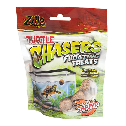 Photo of Zilla-Zilla Turtle Chasers Floating Treats Shrimp-2 oz-from Pet Wish Pros