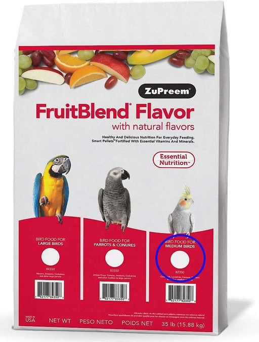 Photo of ZuPreem-Zupreem Avian Maintenance Fruit Blend Flavor Bird Food-from Pet Wish Pros