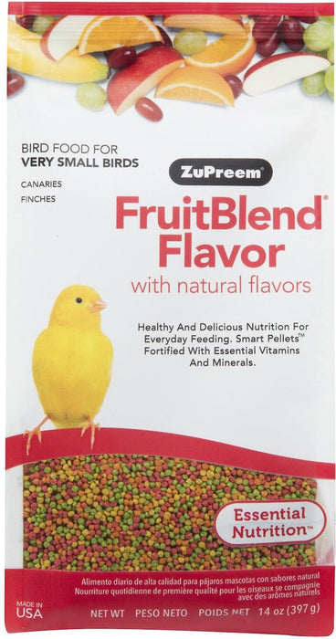 Photo of ZuPreem-Zupreem Avian Maintenance Fruit Blend Flavor Bird Food-Very Small Bird-14 oz-from Pet Wish Pros