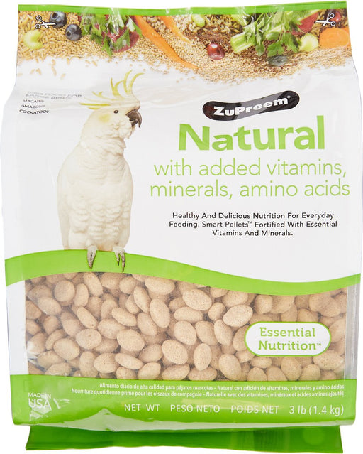 Photo of ZuPreem-Zupreem Avian Maintenance Natural Diet Bird Food-Large Bird-3 lb-from Pet Wish Pros