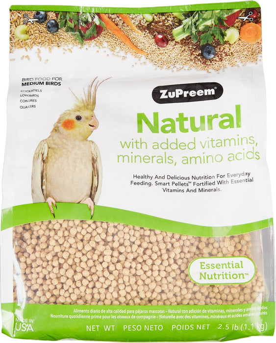 Photo of ZuPreem-Zupreem Avian Maintenance Natural Diet Bird Food-Small Bird-20 lb-from Pet Wish Pros