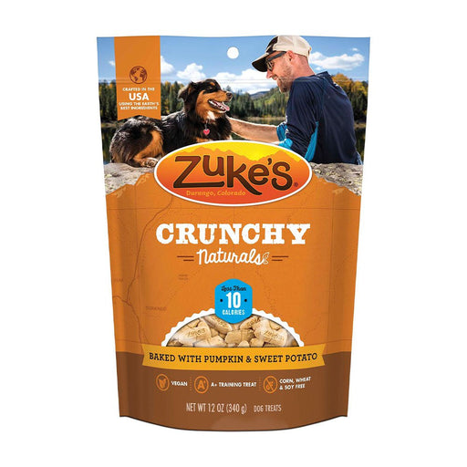 Photo of Zukes-Zuke's Crunchy Naturals Baked Dog Treats-10 calories-Pumpkin & Sweet Potato-12 oz-from Pet Wish Pros