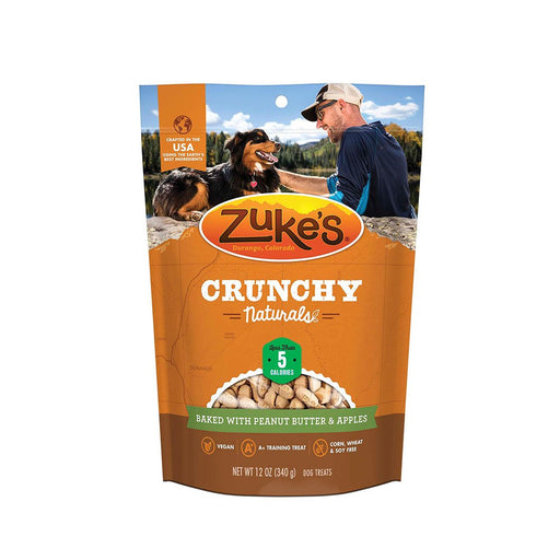 Photo of Zukes-Zuke's Crunchy Naturals Baked Dog Treats-5 calories-Peanut Butter & Apples-12 oz-from Pet Wish Pros