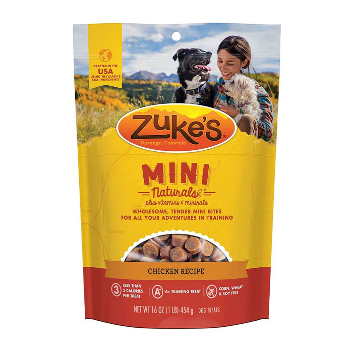 Photo of Zukes-Zuke's Mini Naturals Dog Treats-Chicken-16 oz-from Pet Wish Pros