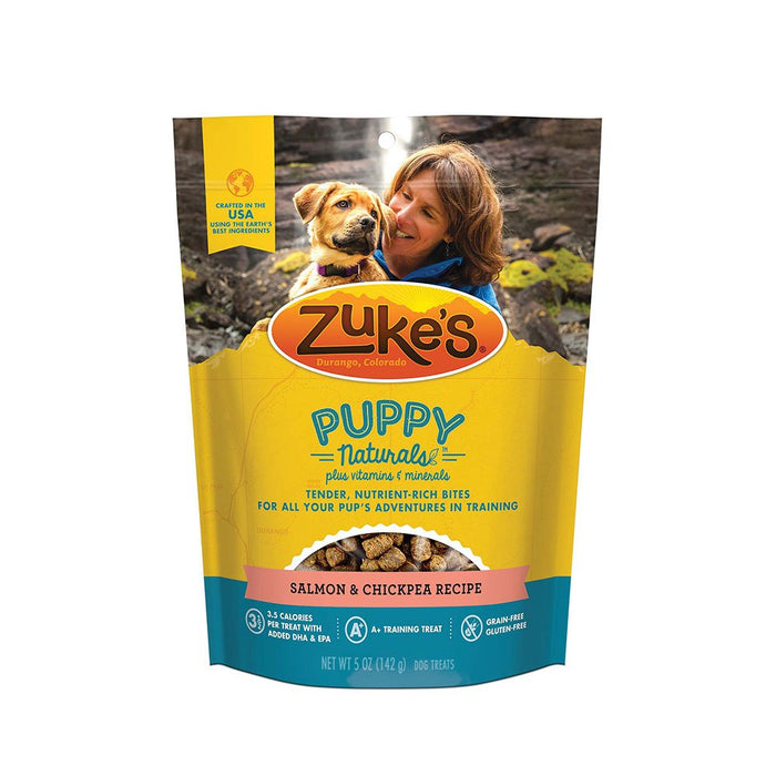 Photo of Zukes-Zuke's Puppy Naturals Grain-Free Dog Treats-Salmon & Chickpea-5 oz-from Pet Wish Pros