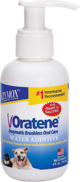 Photo of Zymox-Oratene Enzymatic Brushless Water Additive-4 oz-from Pet Wish Pros