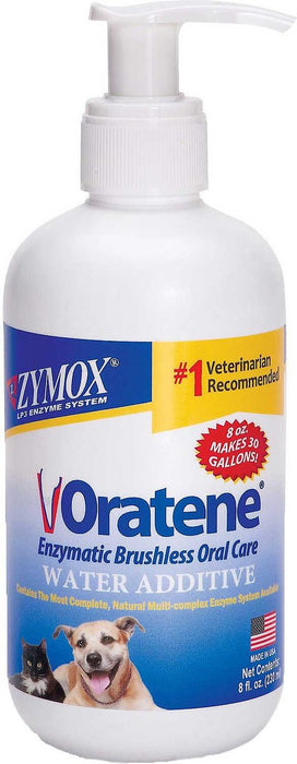 Photo of Zymox-Oratene Enzymatic Brushless Water Additive-8 oz-from Pet Wish Pros