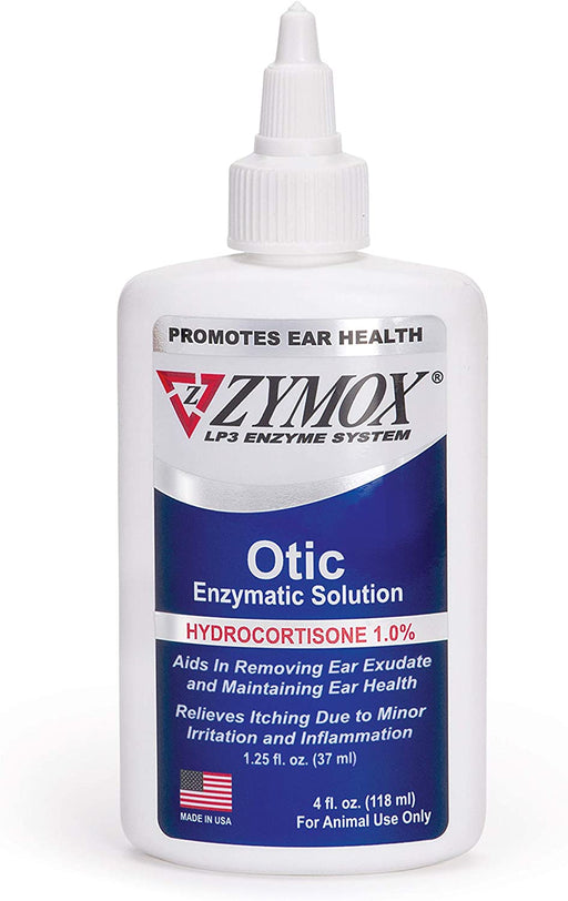 Photo of Zymox-Zymox Otic Enzymatic Solution with Hydrocortisone-4 oz-from Pet Wish Pros