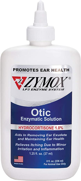 Photo of Zymox-Zymox Otic Enzymatic Solution with Hydrocortisone-8 oz-from Pet Wish Pros