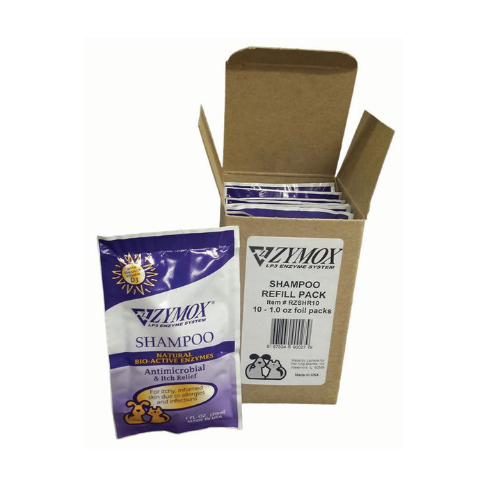 Photo of Zymox-Zymox Shampoo Refill Foil Packs-1 oz-10 count-from Pet Wish Pros